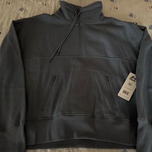 RBX Women’s XL Gray Half Zip-Up Sweatshirt